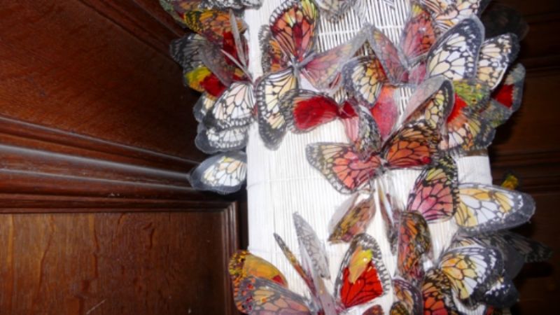 Butterfly artwork - reminding us that this is a terrible year for butterflies