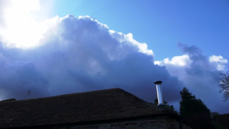 Sky over Manor Barn