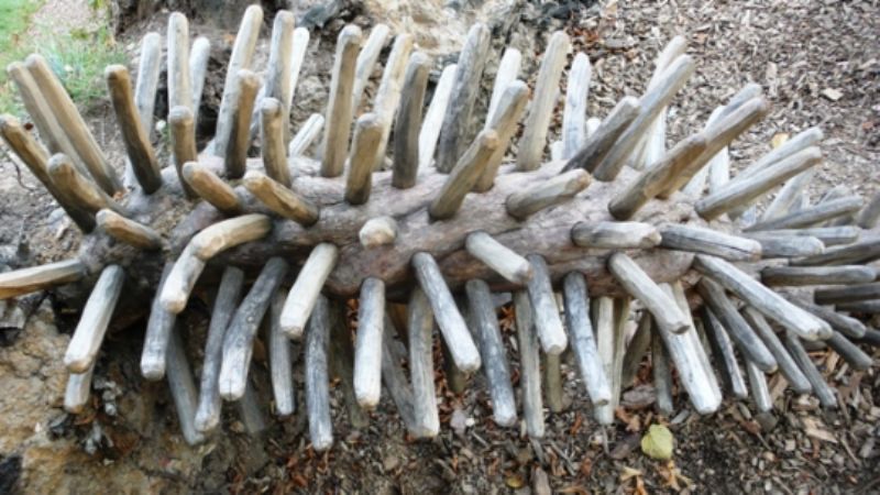 Sculptural version of a tree root