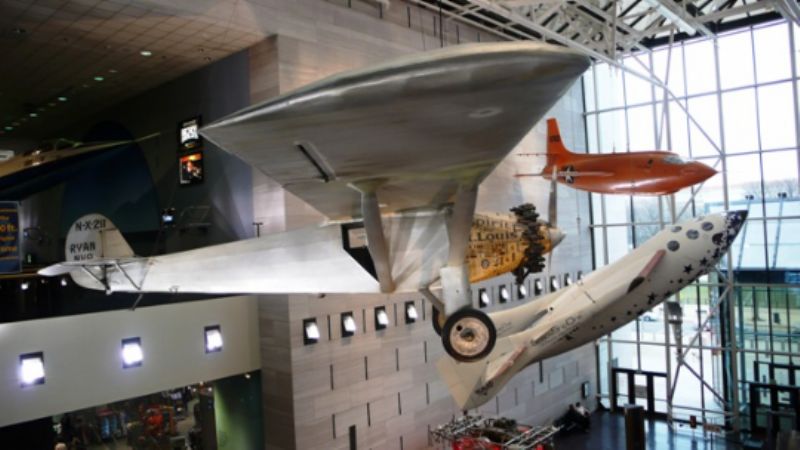 Lindbergh's Spirit of St Louis, Ratan's Spaceship One and Yeager's X1