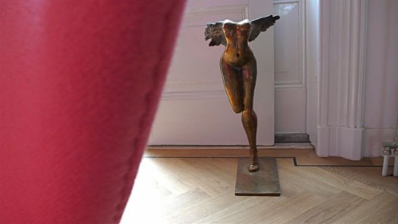 Winged sculpture