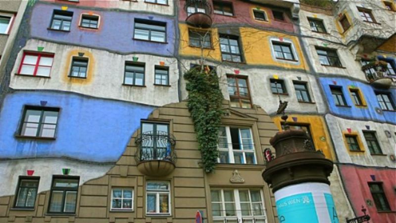 Hundertwasser facade 1
