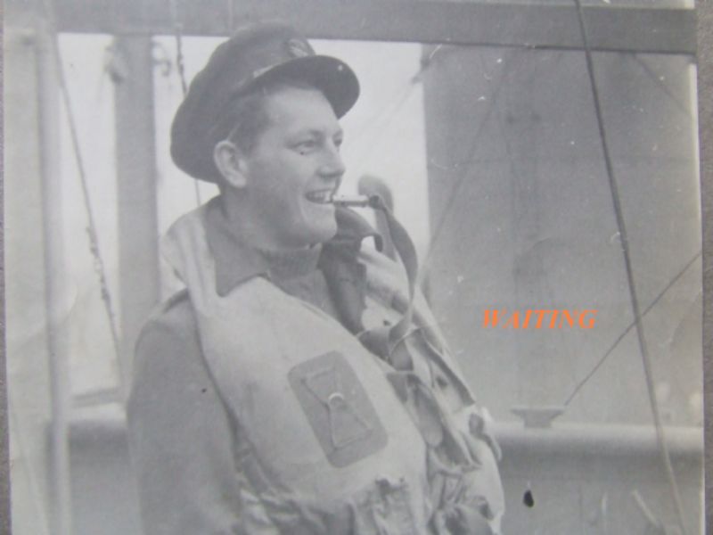 Tim on CAM ship, 1942