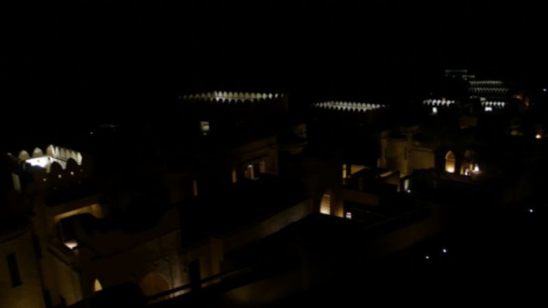 Nightscape at Qasr al Sarab