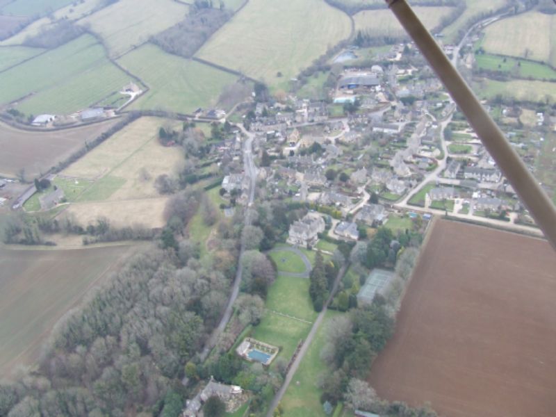 Little Rissington from the air