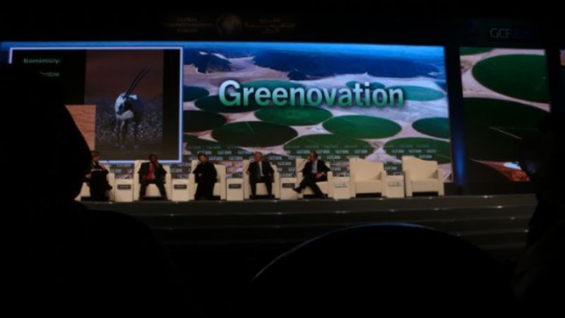 Greenovation session, including Paul Hawken, Janine Benyus and Nick Parker