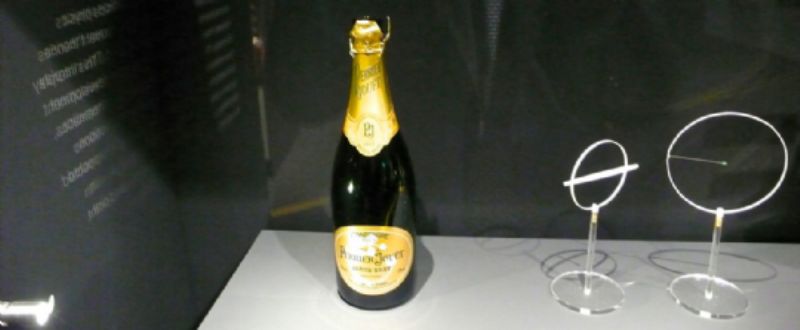 The champagne bottle that popped when the news came in