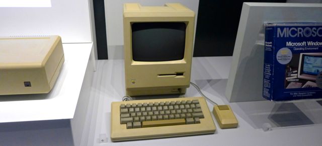 Pre-production version of the Apple Macintosh Gaia and Hania grew up with