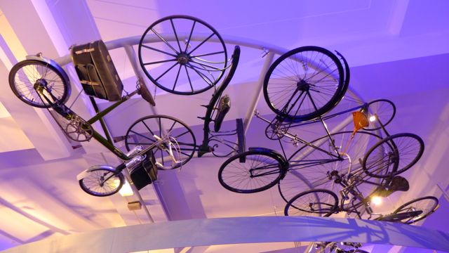 Science Museum: cycling ceiling