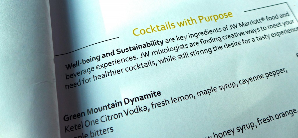 Cocktails with Purpose, with a dash of Sustainability, apparently