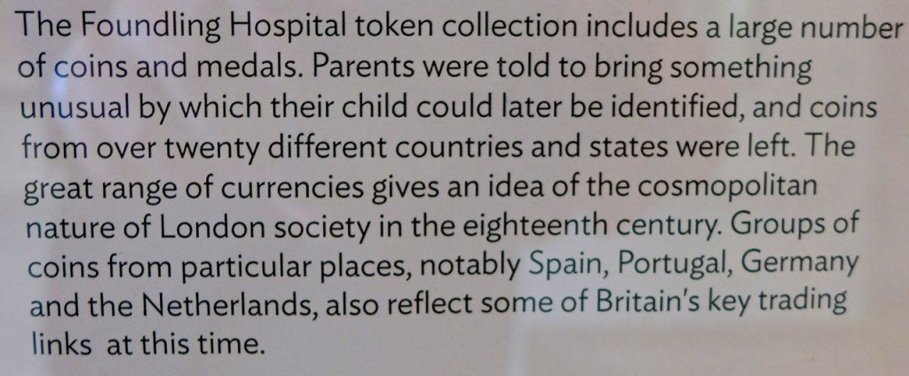 Note on one indication of how international London was, even way back then
