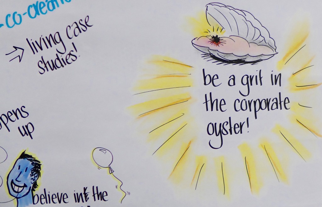 My job description: grit in the corporate oyster