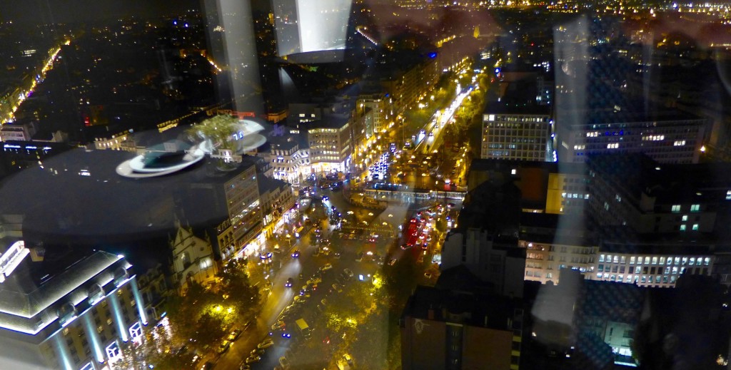View from the 30-somethingth floor of The Hotel, Brussels, at baseEUcities dinner