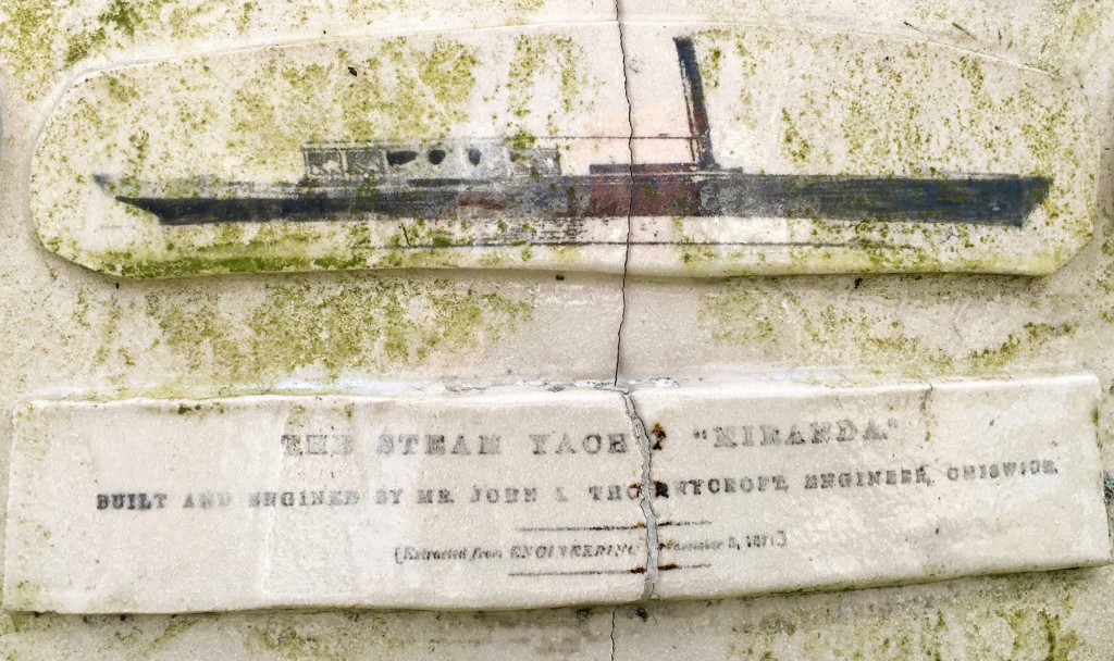 Steamer commemorated in Duke's Meadows