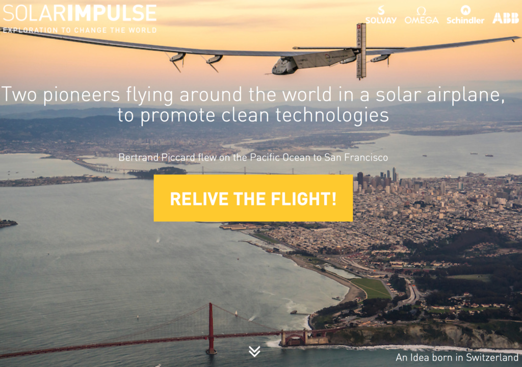 Visit the Solar Impulse site here 