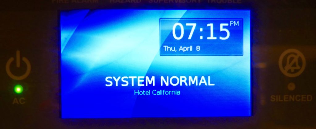 System's normal, apparently