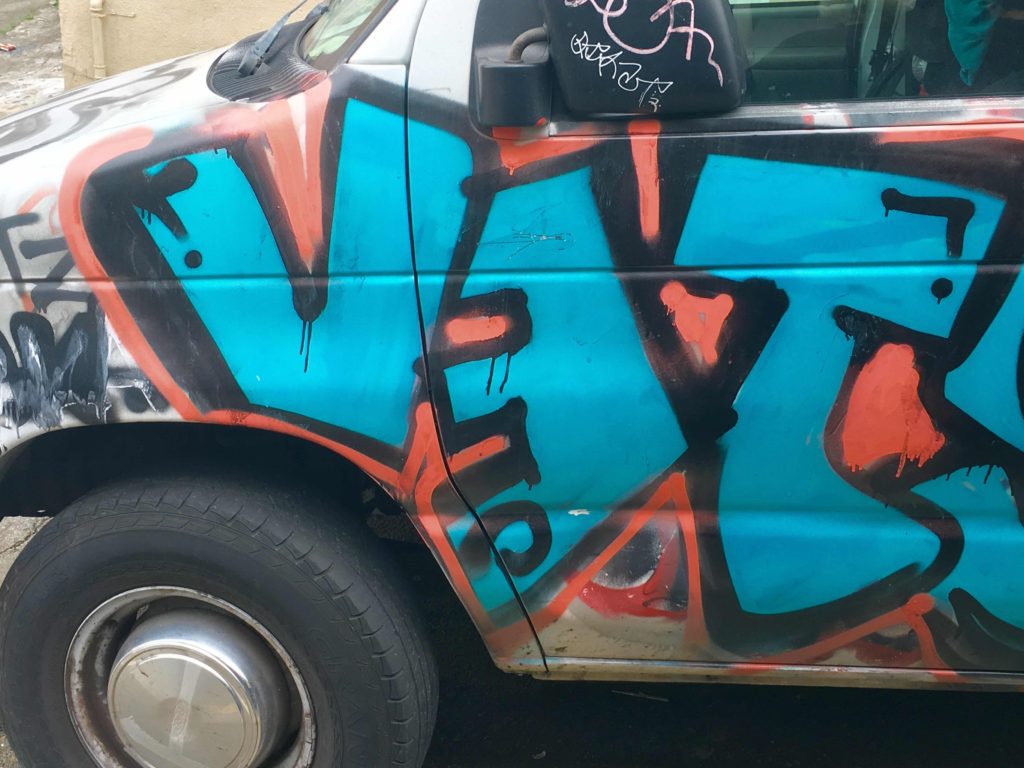 Graffiti on wheels