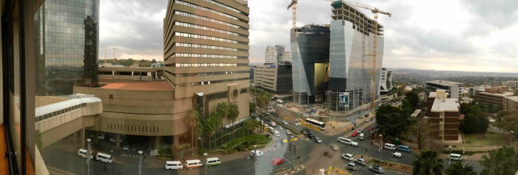 Panorama from my Intercontinental Hotel bedroom window