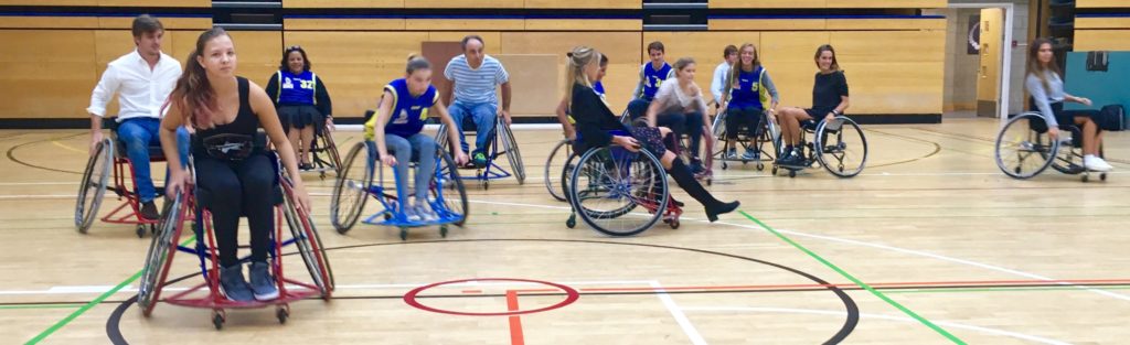 Wheelchair basketball with the Hackney Sparrows