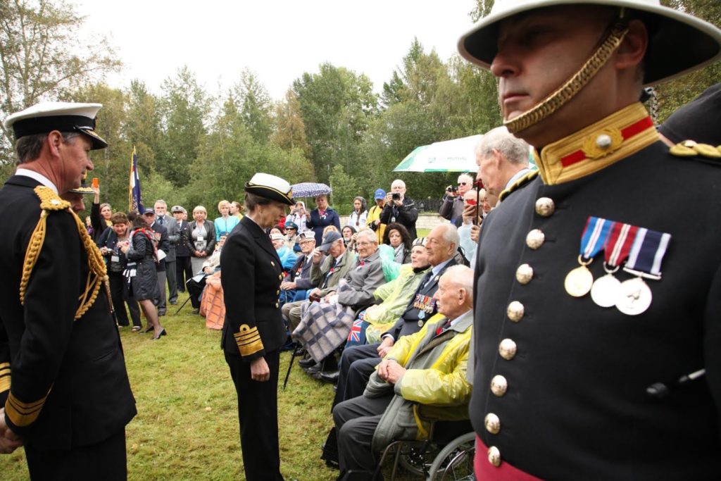 The Princess Royal engages veterans