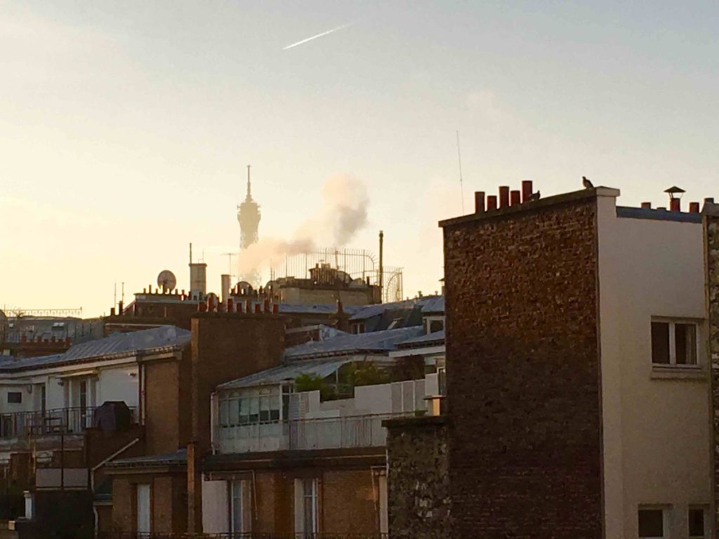 View of Eiffel Tower from EcoVadis HQ